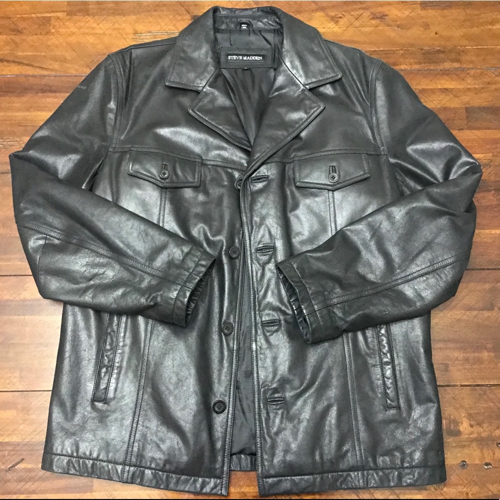 Steve Madden Genuine Leather Jacket. Men’s L